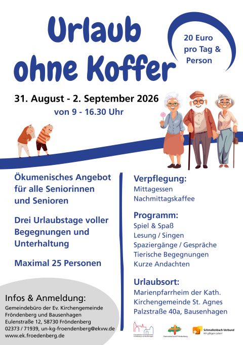 Urlaub ohne Koffer Flyer